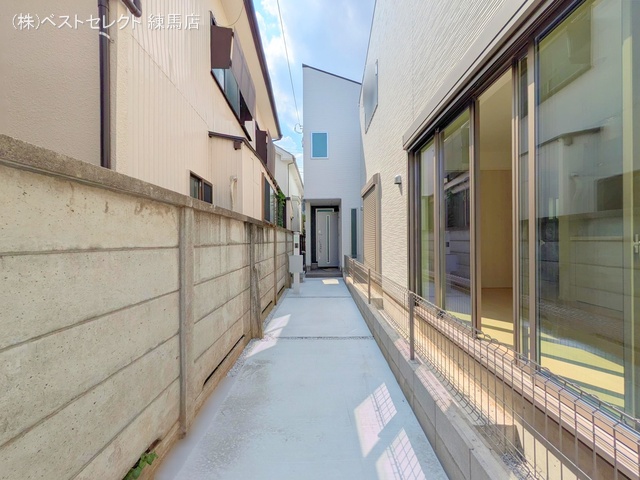 東京都練馬区東大泉7丁目の新築戸建て外構写真 2025年7月27日撮影