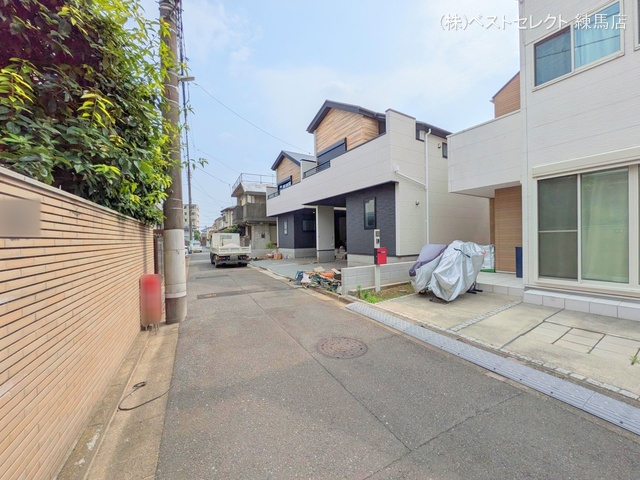 東京都練馬区関町北5丁目の新築戸建て外構写真 2025年7月6日撮影