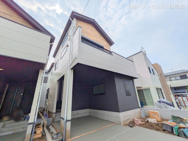 東京都練馬区関町北5丁目の新築戸建て外構写真 2025年7月6日撮影
