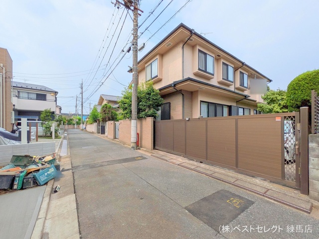 東京都練馬区関町北5丁目の新築戸建て外構写真 2025年7月6日撮影