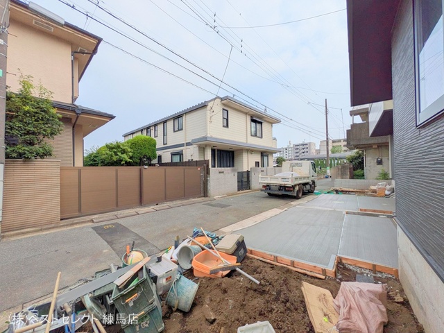 東京都練馬区関町北5丁目の新築戸建て外構写真 2025年7月6日撮影