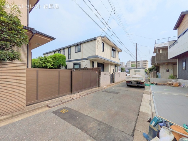東京都練馬区関町北5丁目の新築戸建て外構写真 2025年7月6日撮影