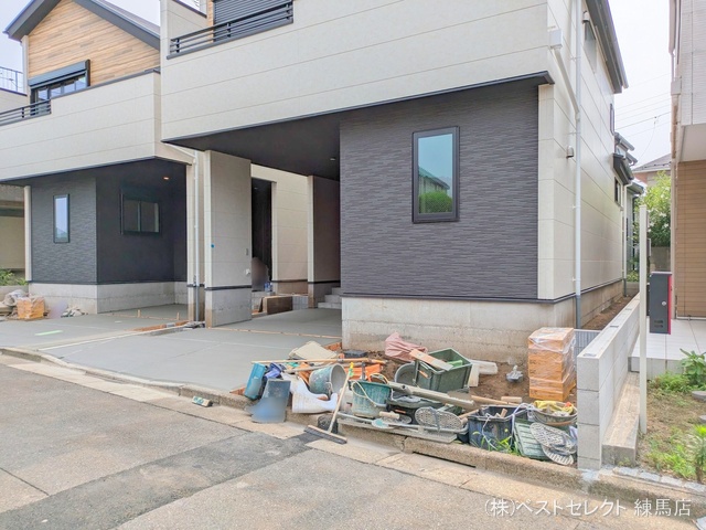 東京都練馬区関町北5丁目の新築戸建て外構写真 2025年7月6日撮影