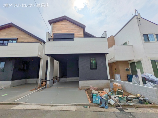 東京都練馬区関町北5丁目の新築戸建て外構写真 2025年7月6日撮影