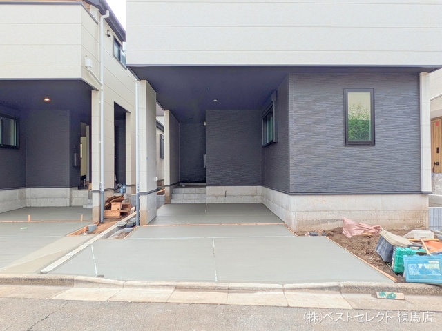 東京都練馬区関町北5丁目の新築戸建て外構写真 2025年7月6日撮影