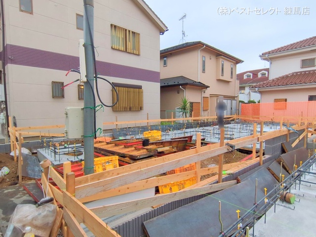 東京都練馬区下石神井５丁目の新築戸建て基礎写真 2025年9月3日撮影