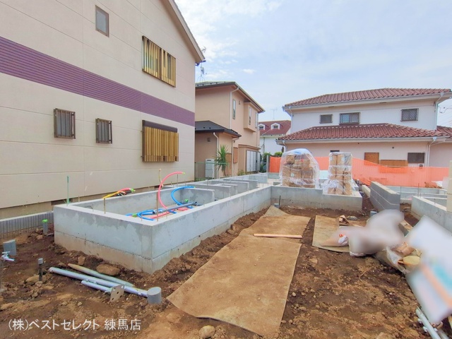東京都練馬区下石神井５丁目の新築戸建て基礎写真 2025年9月17日撮影