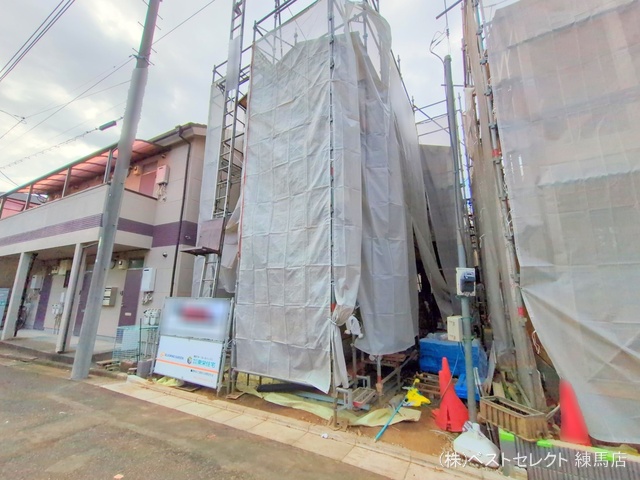 東京都練馬区下石神井５丁目-新築戸建ての上棟写真
