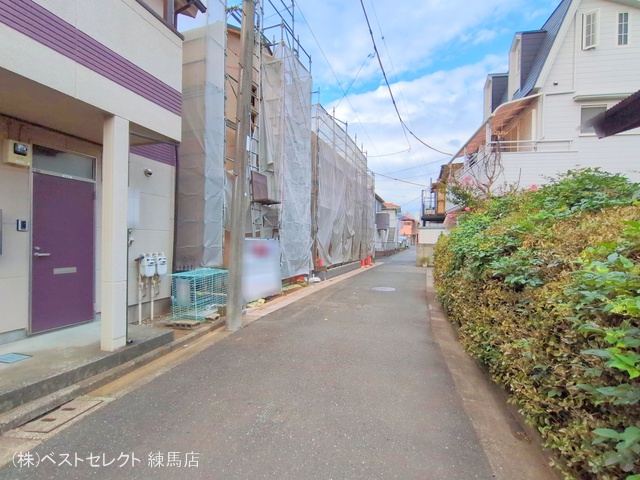 東京都練馬区下石神井５丁目の新築戸建て上棟写真 2025年9月29日撮影