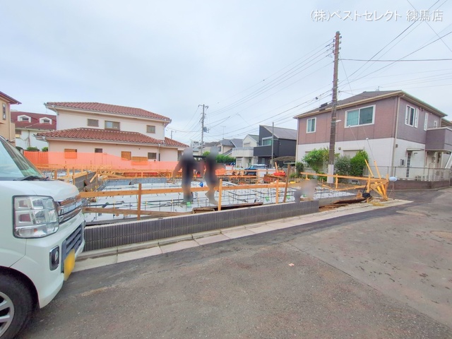 東京都練馬区下石神井５丁目の新築戸建て基礎写真 2025年9月3日撮影