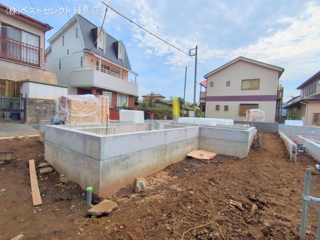東京都練馬区下石神井５丁目の新築戸建て基礎写真 2025年9月17日撮影