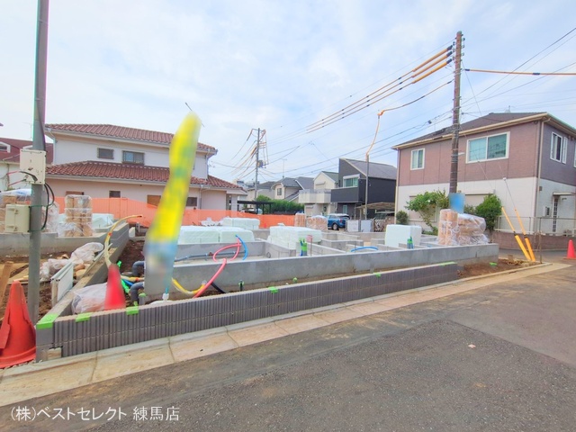 東京都練馬区下石神井５丁目の新築戸建て基礎写真 2025年9月17日撮影