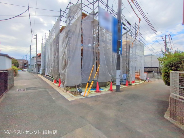 東京都練馬区下石神井５丁目の新築戸建て上棟写真 2025年9月29日撮影