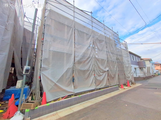 東京都練馬区下石神井５丁目の新築戸建て上棟写真 2025年9月29日撮影