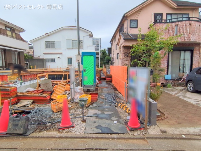 東京都練馬区下石神井5丁目の新築戸建て基礎写真 2025年9月3日撮影