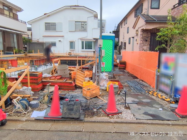東京都練馬区下石神井5丁目の新築戸建て基礎写真 2025年9月3日撮影