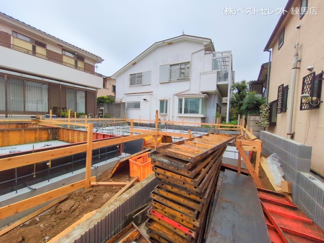 東京都練馬区下石神井5丁目の新築戸建て基礎写真 2025年9月3日撮影