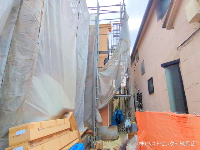 東京都練馬区下石神井５丁目-新築戸建ての上棟写真