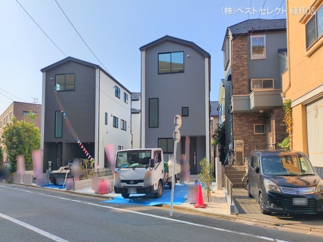 東京都練馬区大泉町4丁目の新築戸建て完成写真 2025年9月9日撮影