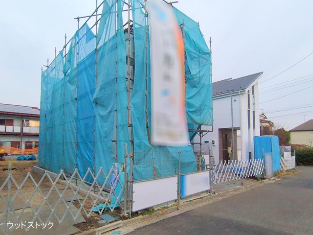 東京都調布市深大寺東町4丁目の新築戸建てシート写真 2024年12月19日撮影
