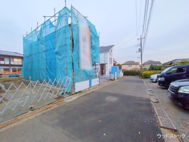 東京都調布市深大寺東町4丁目の新築戸建てシート写真 2024年12月19日撮影