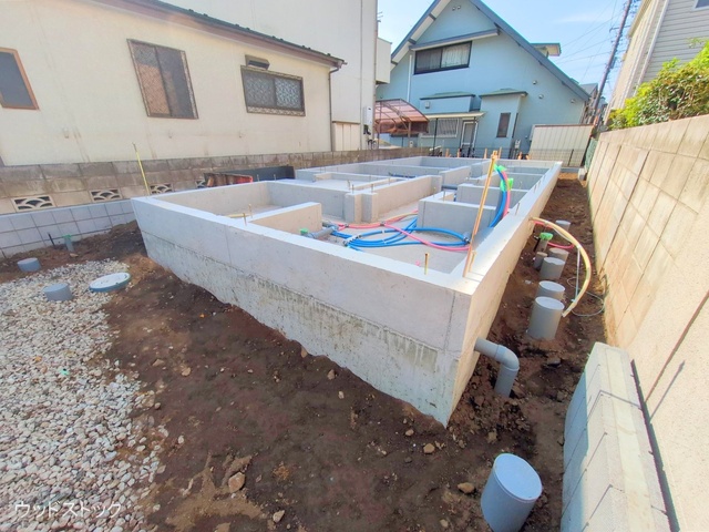 東京都小金井市貫井南町1丁目の新築戸建て基礎写真 2025年4月21日撮影