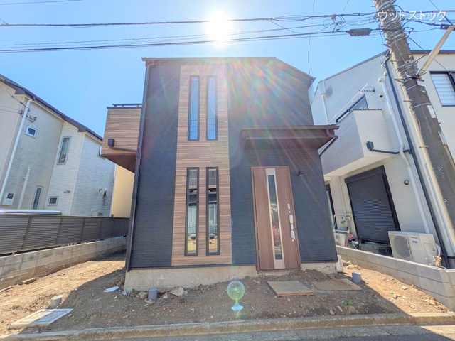 東京都調布市入間町2丁目の新築戸建て外構写真 2025年4月29日撮影