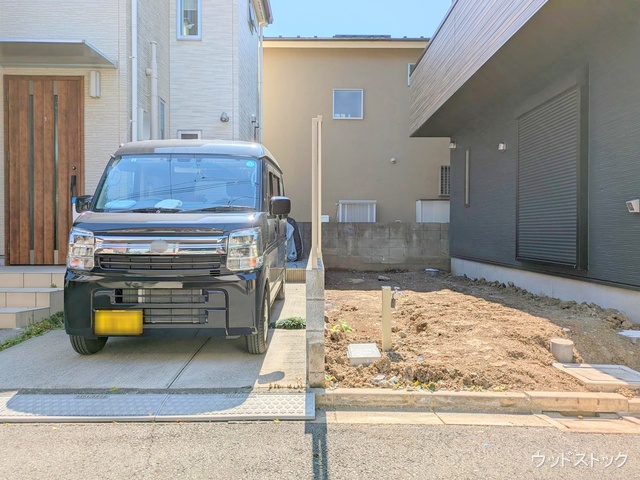 東京都調布市入間町2丁目の新築戸建て外構写真 2025年4月29日撮影