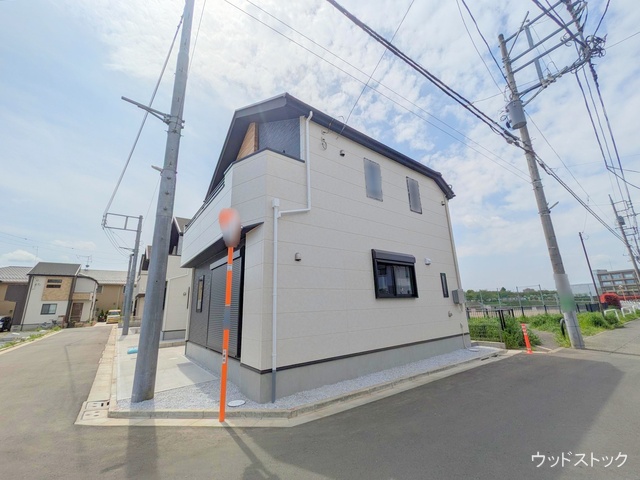 東京都三鷹市大沢５丁目の新築戸建て外構写真 2025年4月21日撮影