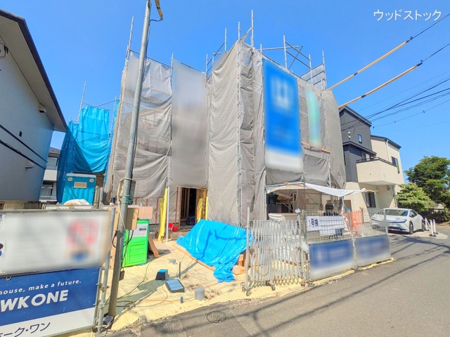 東京都調布市上石原１丁目の新築戸建てシート写真 2025年6月16日撮影