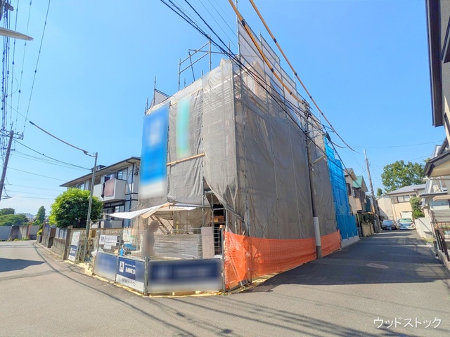 東京都調布市上石原１丁目の新築戸建てシート写真 2025年6月16日撮影