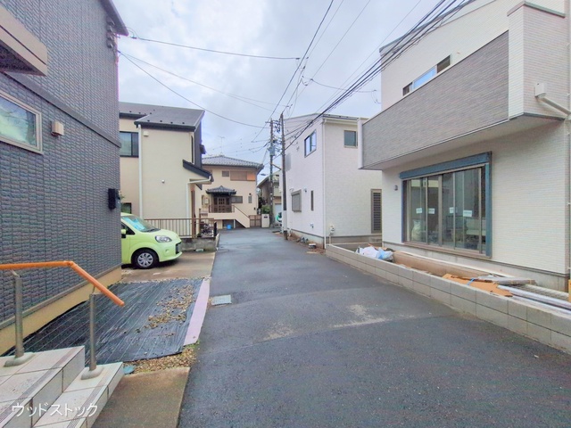 東京都調布市上石原１丁目の新築戸建て外構写真 2025年7月15日撮影
