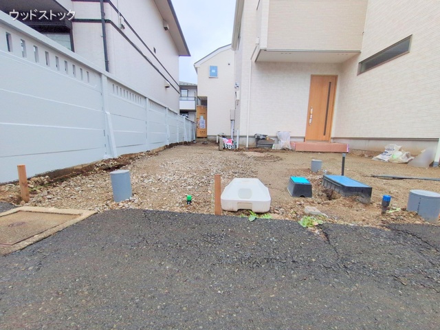 東京都調布市上石原１丁目の新築戸建て外構写真 2025年7月15日撮影
