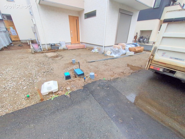 東京都調布市上石原１丁目の新築戸建て外構写真 2025年7月15日撮影
