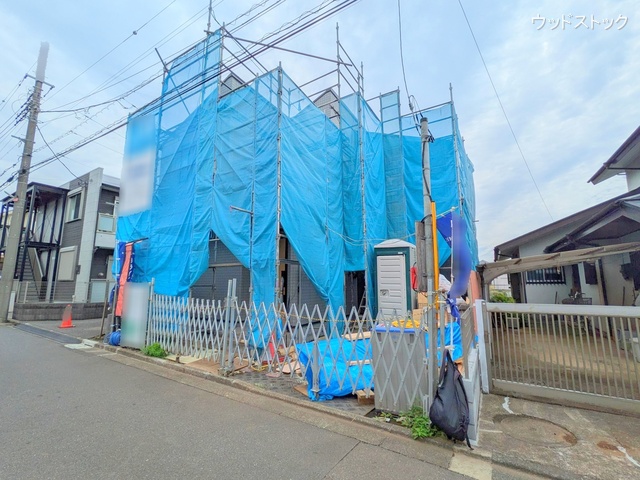 東京都三鷹市井口４丁目の新築戸建てシート写真 2025年6月11日撮影