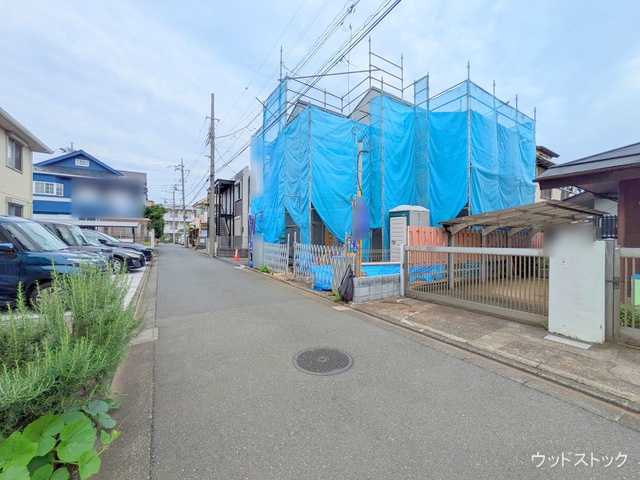 東京都三鷹市井口４丁目の新築戸建てシート写真 2025年6月11日撮影