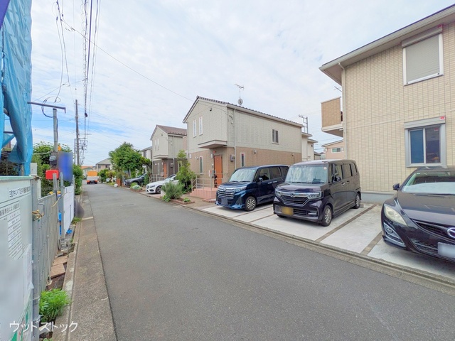東京都三鷹市井口４丁目の新築戸建てシート写真 2025年6月11日撮影