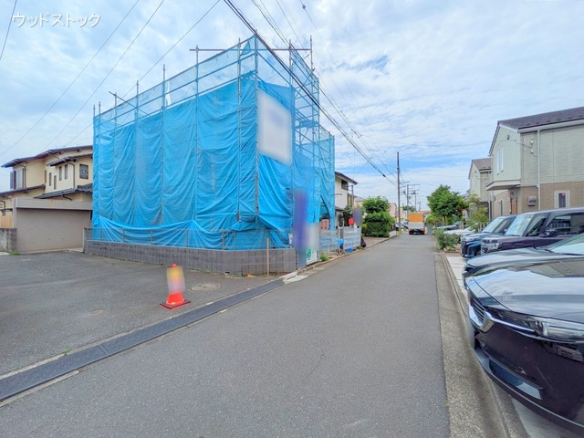 東京都三鷹市井口４丁目の新築戸建てシート写真 2025年6月11日撮影