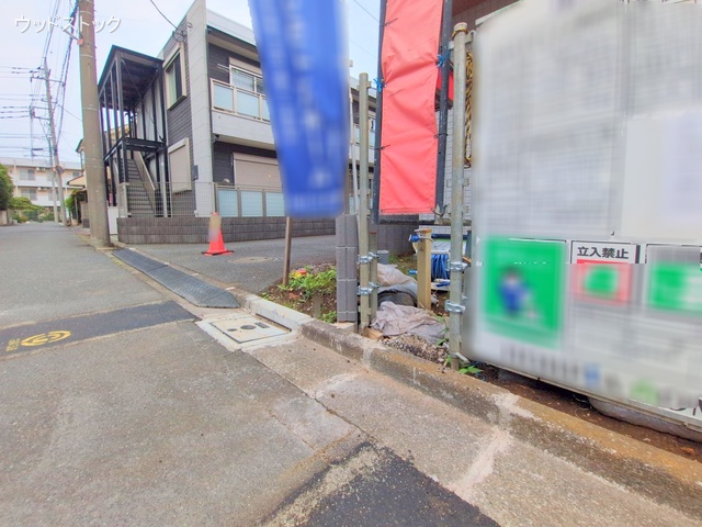 東京都三鷹市井口４丁目の新築戸建て外構写真 2025年7月6日撮影