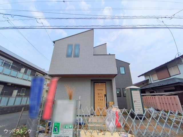 東京都三鷹市井口４丁目の新築戸建て外構写真 2025年7月6日撮影