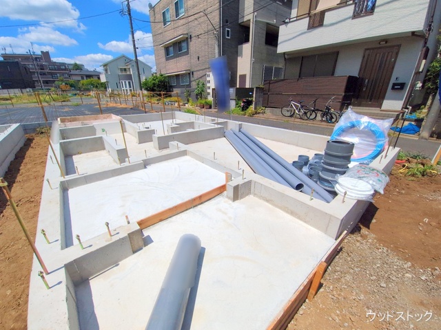 東京都三鷹市牟礼6丁目の新築戸建て基礎写真 2025年7月29日撮影