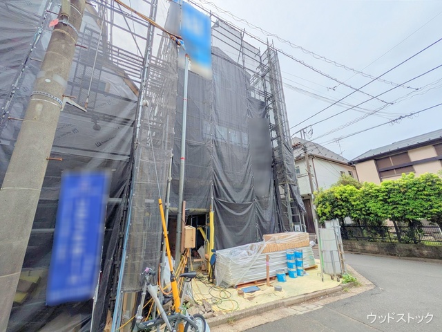 東京都三鷹市牟礼6丁目の新築戸建てシート写真 2025年9月11日撮影