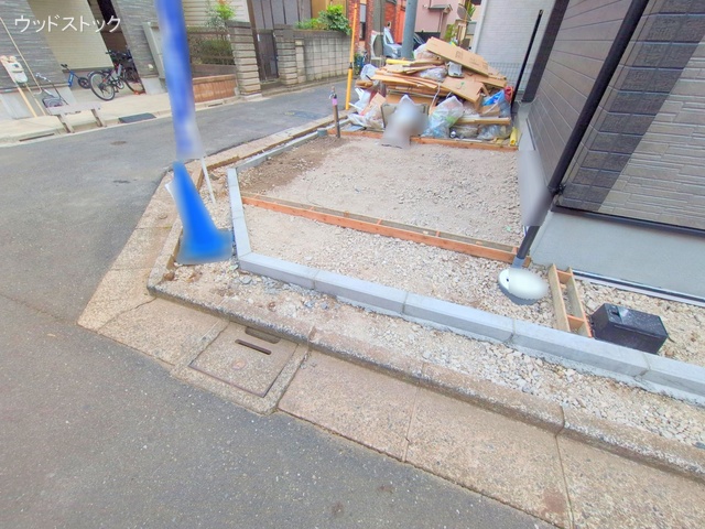 東京都三鷹市牟礼6丁目の新築戸建て外構写真 2025年10月13日撮影