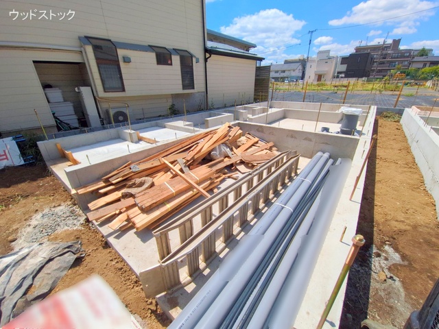東京都三鷹市牟礼6丁目の新築戸建て基礎写真 2025年7月29日撮影