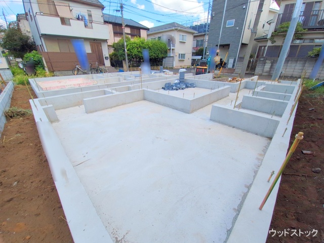 東京都三鷹市牟礼6丁目の新築戸建て基礎写真 2025年7月29日撮影