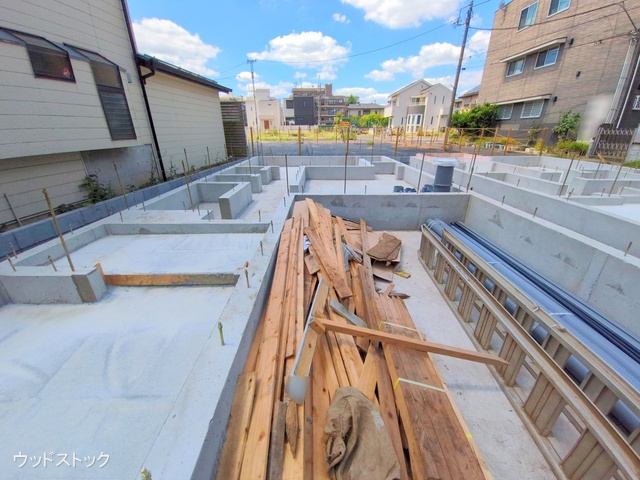 東京都三鷹市牟礼6丁目の新築戸建て基礎写真 2025年7月29日撮影