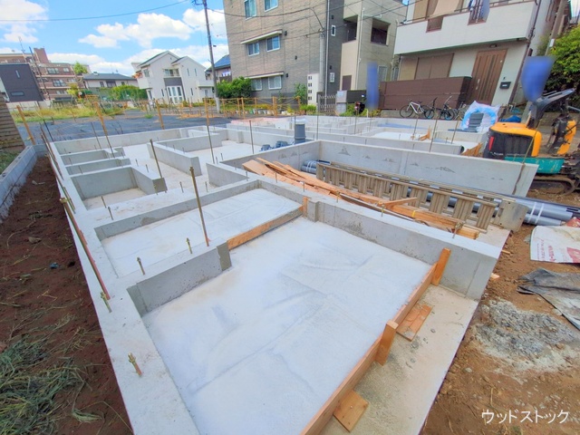 東京都三鷹市牟礼6丁目の新築戸建て基礎写真 2025年7月29日撮影