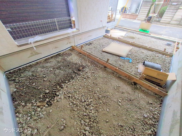 東京都三鷹市牟礼6丁目の新築戸建て外構写真 2025年10月13日撮影