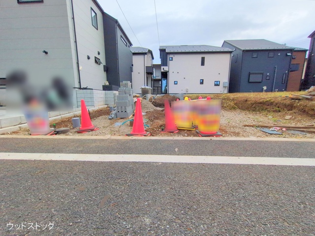 東京都三鷹市北野１丁目の新築戸建て外構写真 2025年7月13日撮影