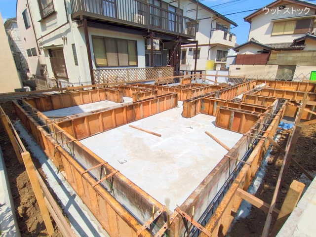 東京都調布市染地１丁目の新築戸建て基礎写真 2025年7月28日撮影